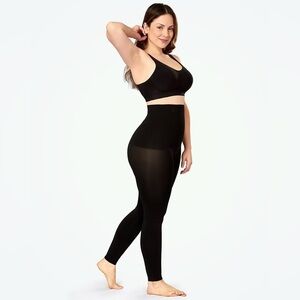 SHAPERMINT 2XL NWT Empetua Essentials High-Waisted Layering Leggings Black XXL